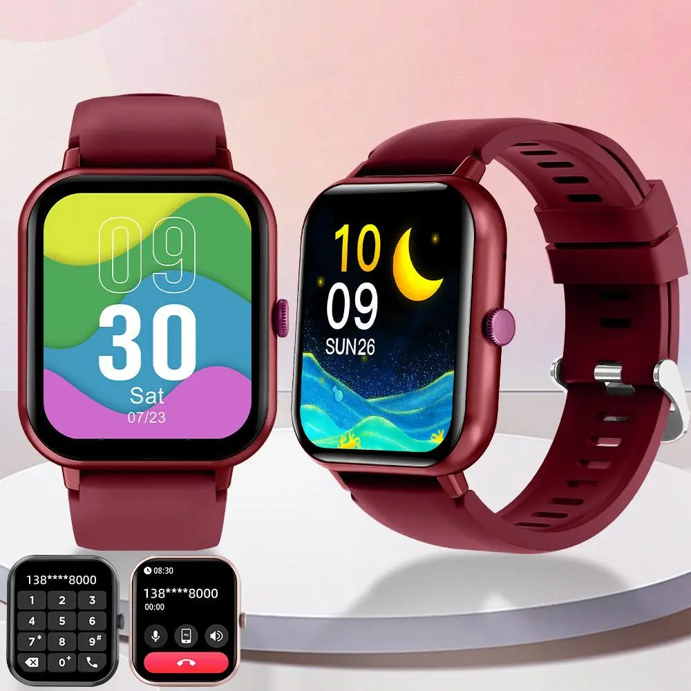 1.83" Touch Screen Smart Watch, Digital Fitness Watches with Call Function & 100+ Sports Modes, Multifunctional Electronic Fitness Watch, Smartwatch Watch, Wearable, Waterproof Smartwatch, Custom Wristwatch