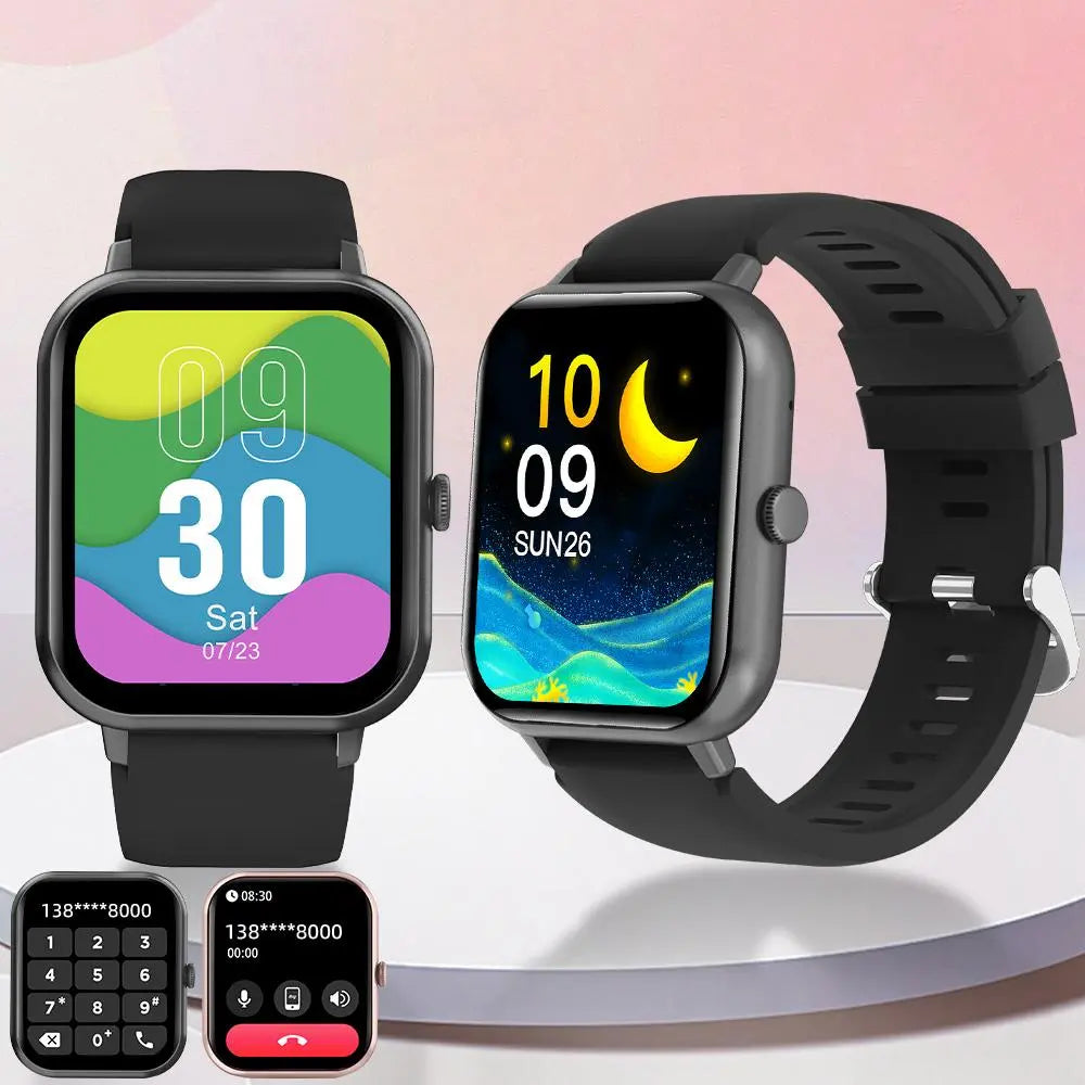 1.83" Touch Screen Smart Watch, Digital Fitness Watches with Call Function & 100+ Sports Modes, Multifunctional Electronic Fitness Watch, Smartwatch Watch, Wearable, Waterproof Smartwatch, Custom Wristwatch